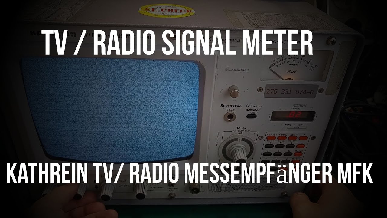 Kathrein TV/ Radio signal meter Messempfänger MFK 53