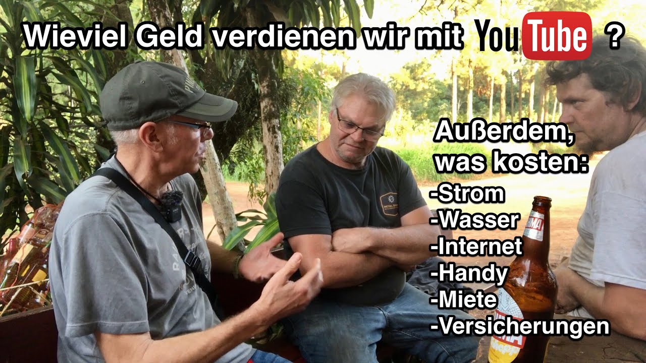 Wieviel Geld verdienen wir mit Youtube? Preise für Strom, Wasser, Internet, Handy, Versicherungen…