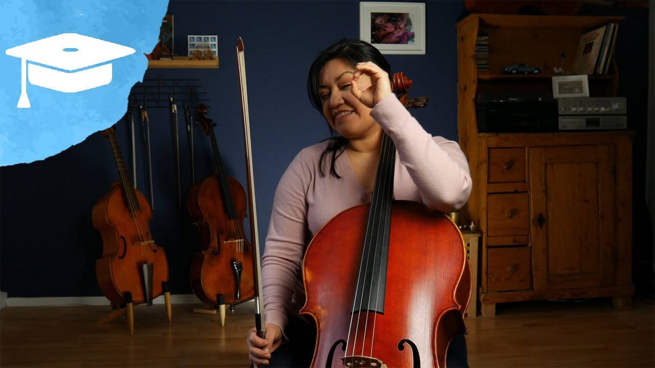 Cello üben, einspielen für Mittelstufe
