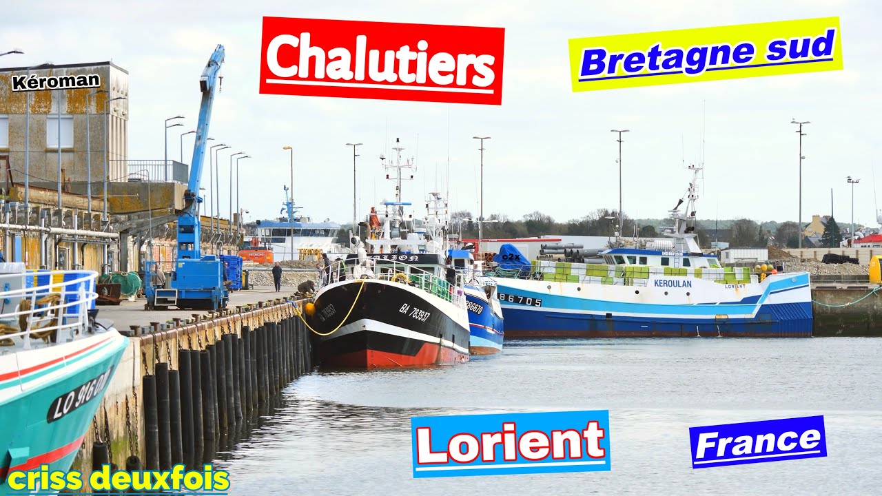 Bateaux de Pêche ; Rade de Lorient ; Thémis ; Quai ; Morbihan ; Bretagne Sud ; France