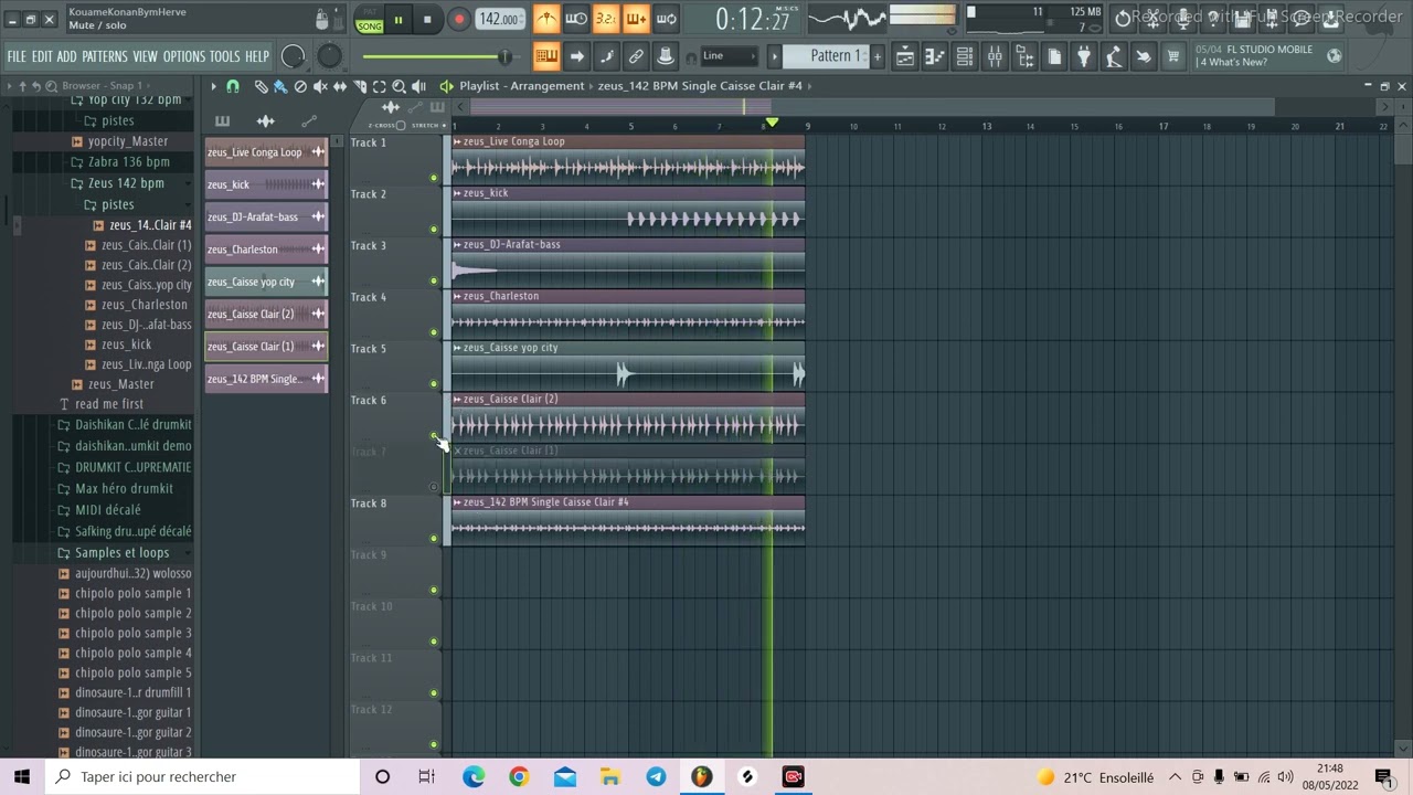 comment faire une batterie coup&eacute; d&eacute;cal&eacute; en moins d'une minute chrono?