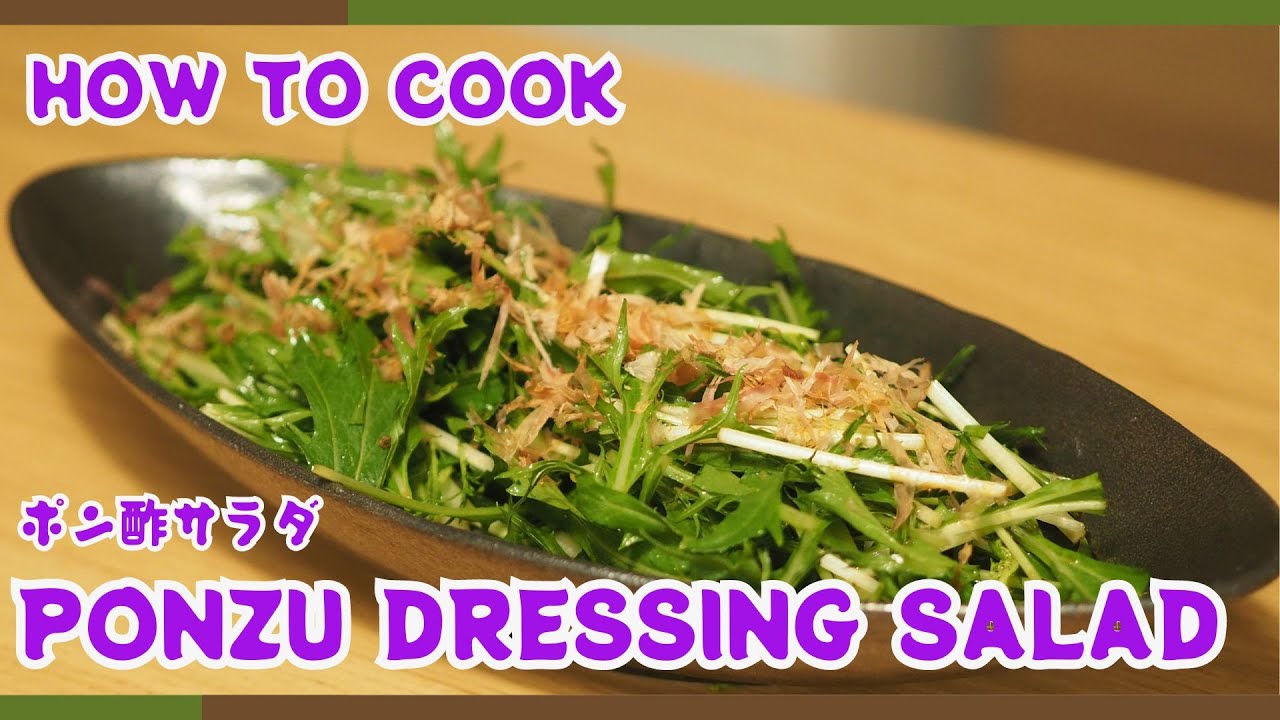 Refreshing Japanese-Style Salad with Ponzu Dressing 🥬🥒🧑‍🍳