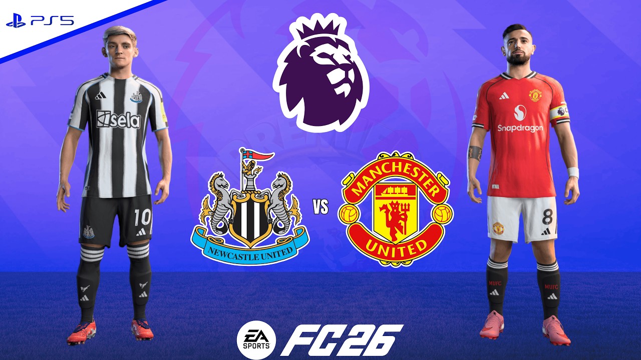 Newcastle United vs. Manchester United | Premier League 25/26 - Round 29 | FC 26 - PS5™[4K]