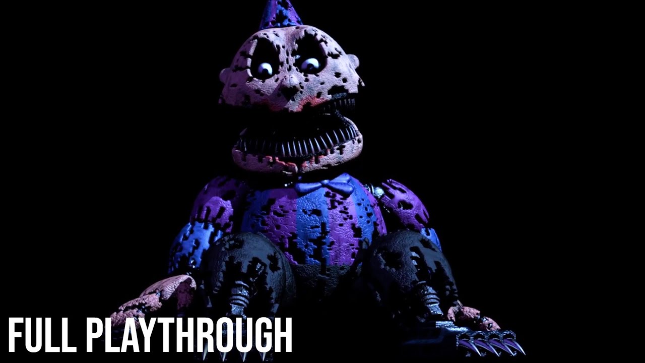 Baby's Nightmare Circus Classic Mode - Full Playthrough + Secret Room Complete! (No Commentary)