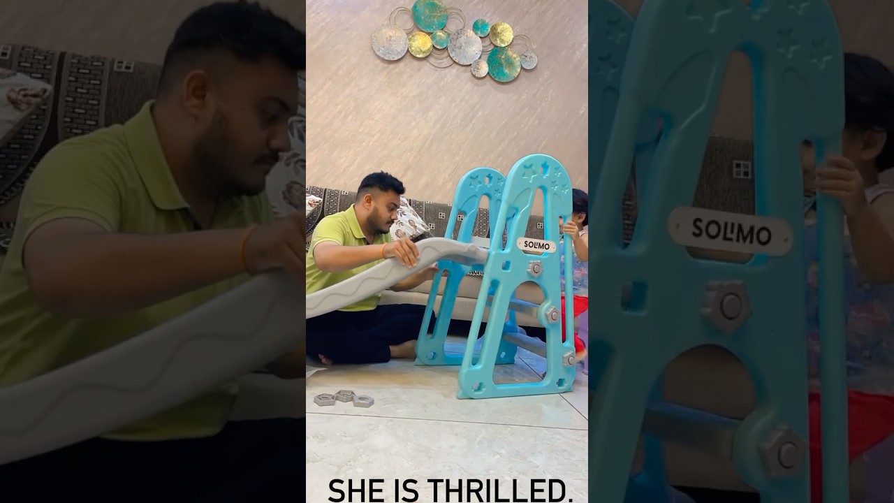 solimo garden slide unboxing and installation