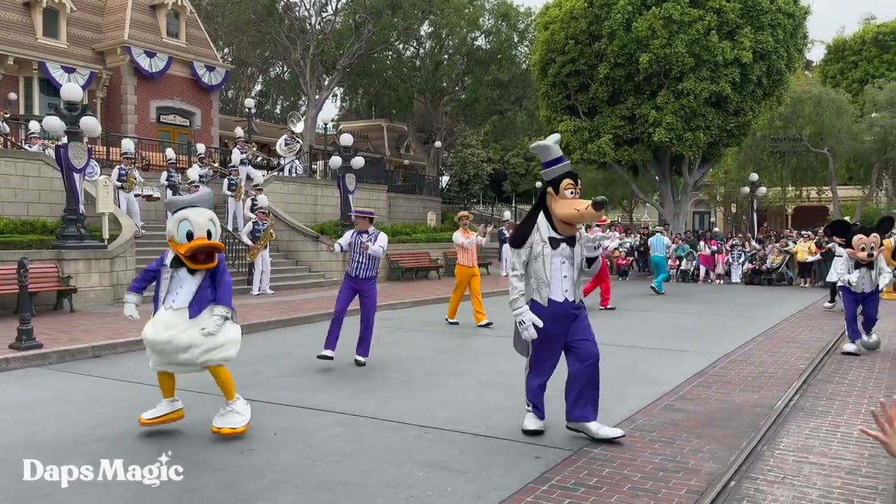Main Street March Along at Disneyland 4K