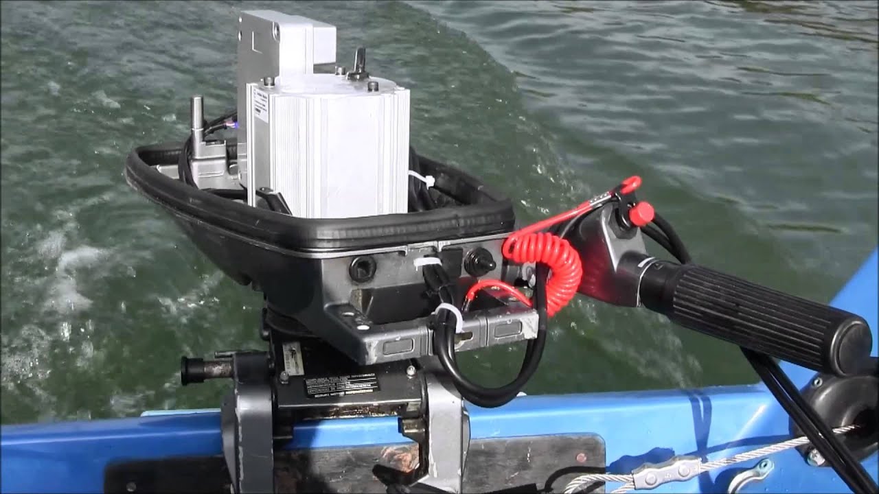 Electric Powerhead Prototyp CREE MH 108 Elektroau&szlig;enborder Elektroantrieb