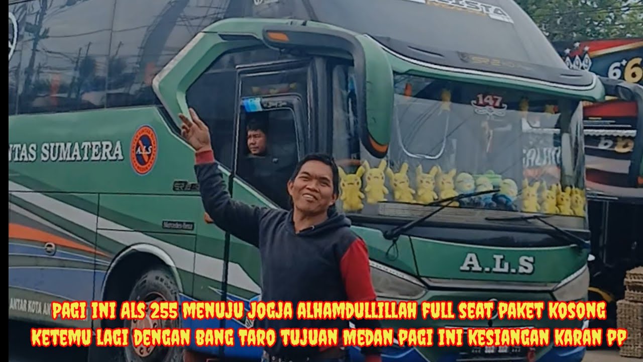 Als 255 dipastikan lebaran di Jogja #Penumpanh full paket kosong # Ketemu sama bang Taro kesiangan 