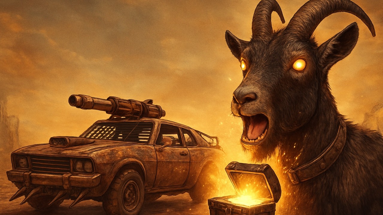 Mad Max And Fallout But With GOATS?! Goat Simulator 3: Baadlands – Furry Road DLC