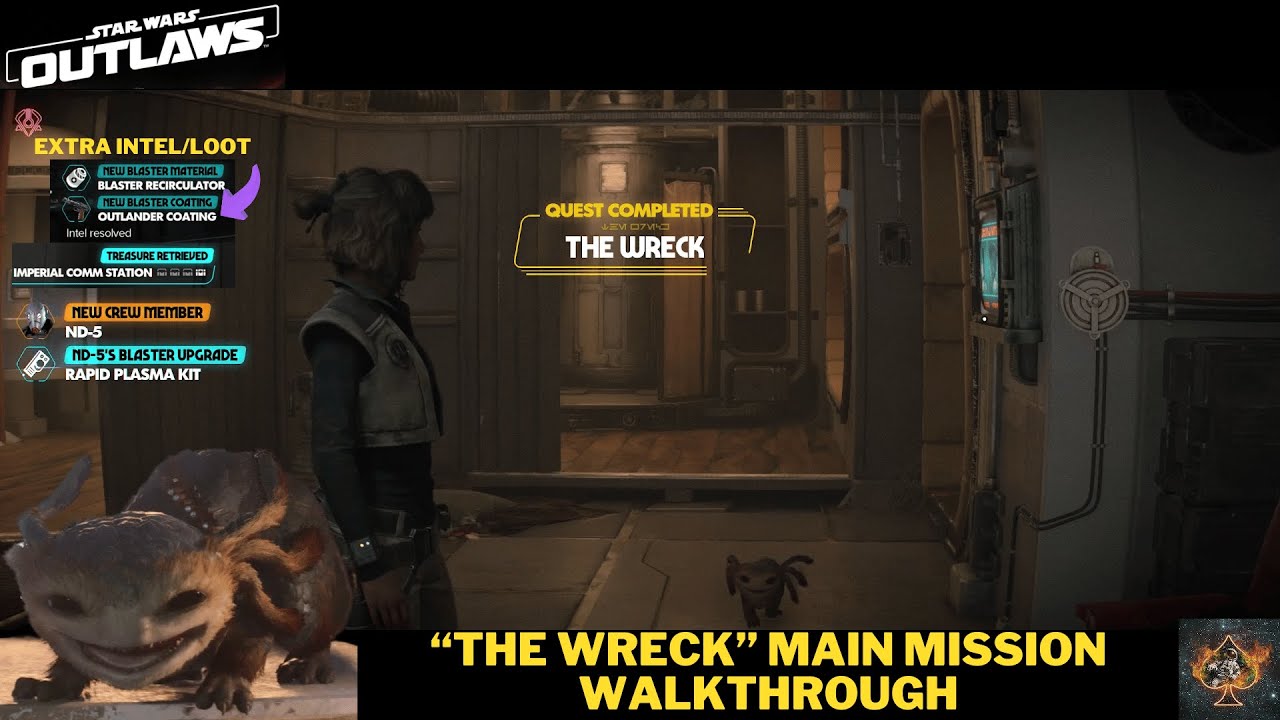 Star Wars Outlaws - The Wreck Main Mission Walkthrough