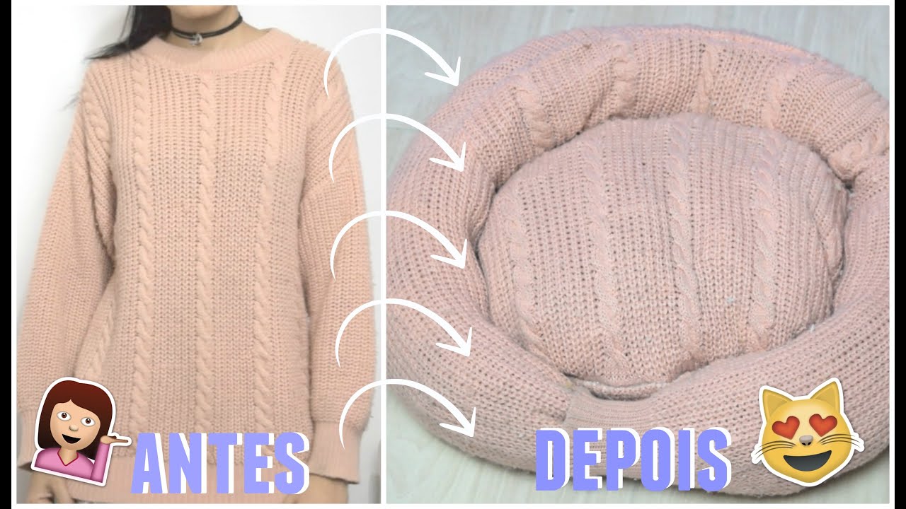 DIY Transforme Casaco em Cama para seu Bichinho | #SetembrodaIsa 04