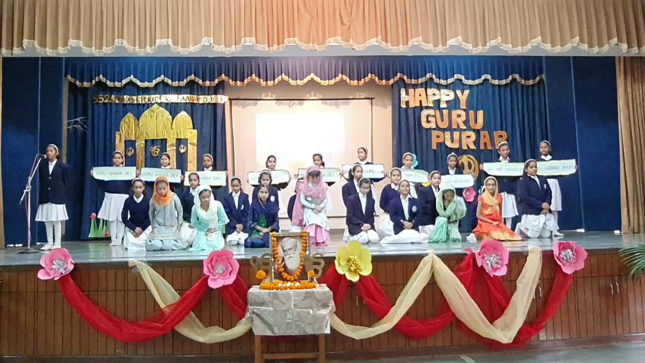 Guru Nanak Jayanti assembly by Primary school