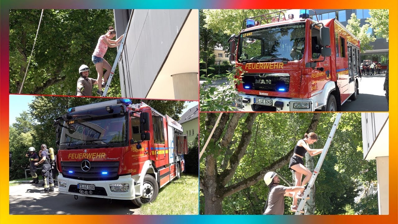[Hauptübung] - FEUER IN DER SCHULE - RETTUNG der SCHÜLER - (Leinfelden-Echterdingen) - [Ü]