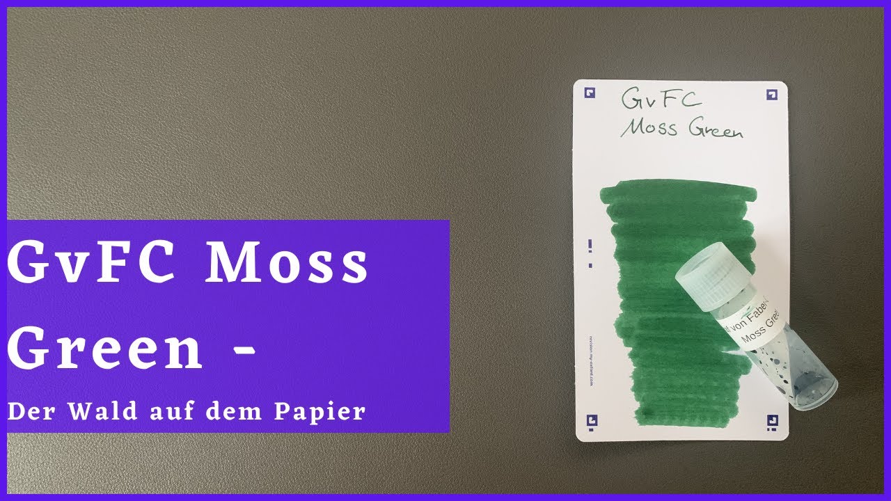 Graf von Faber-Castell Moss Green - Der Wald auf dem Papier - Review Deutsch