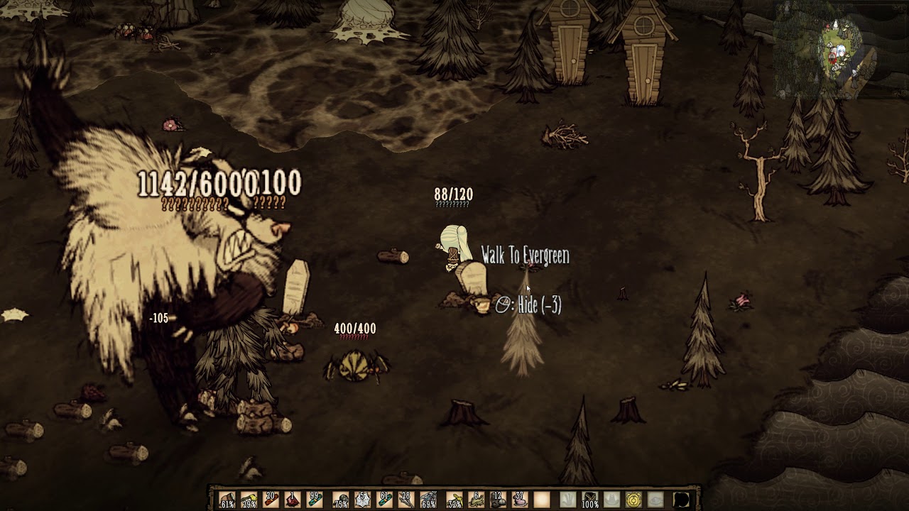 Don't Starve Tree Guards vs Bearger
