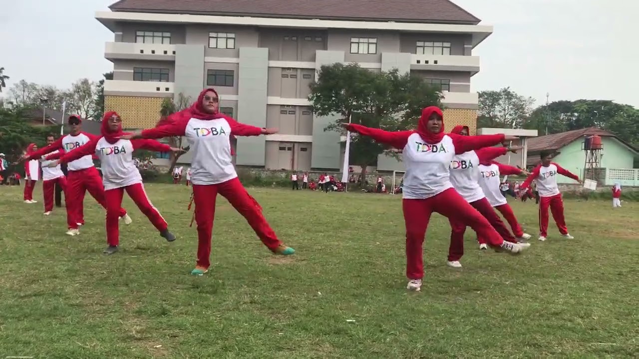 Senam TdBA Kabupaten Purwakarta //kontingen kecamatan Purwakarta