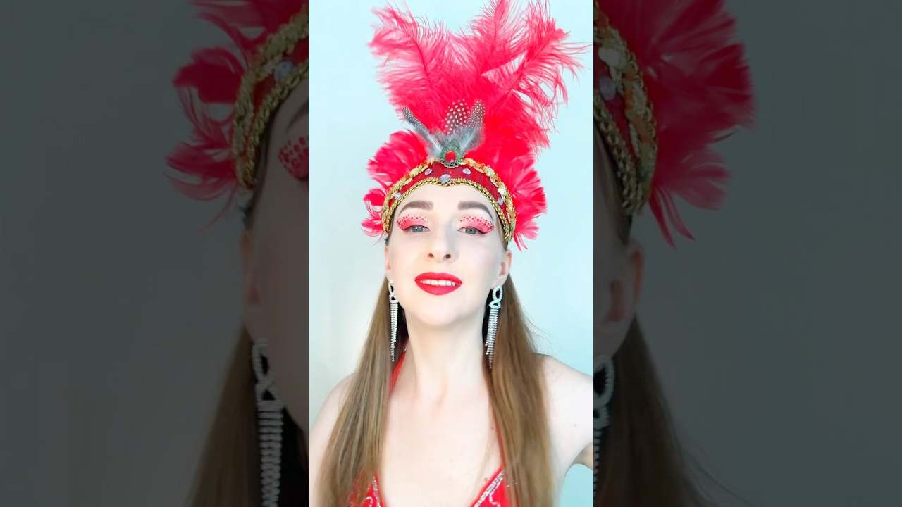 Brazil Makeup Trend🇧🇷 #brazil #brazilmakeup #carnivalbrazil #makeuptransformation
