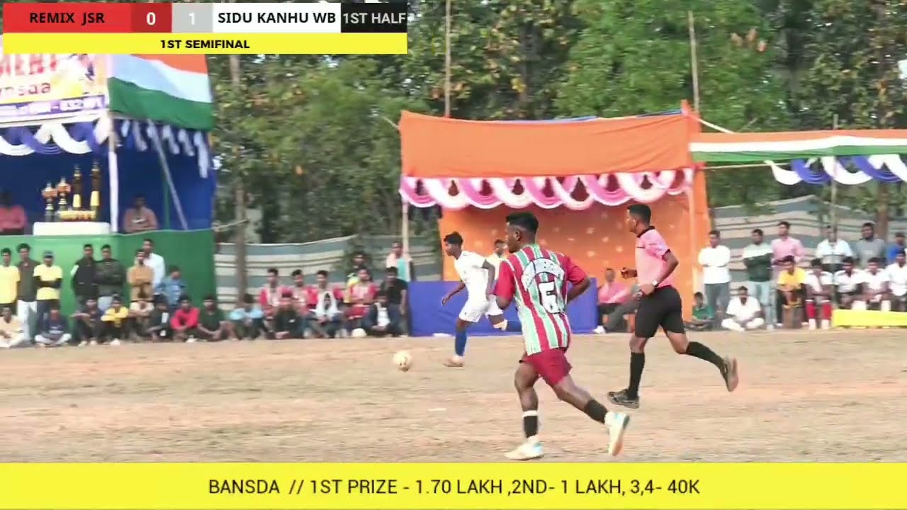 REMIX JAMSHEDPUR 🆚 SIDHU KANHU WB // 1ST SEMIFINAL BANSDA 2026 