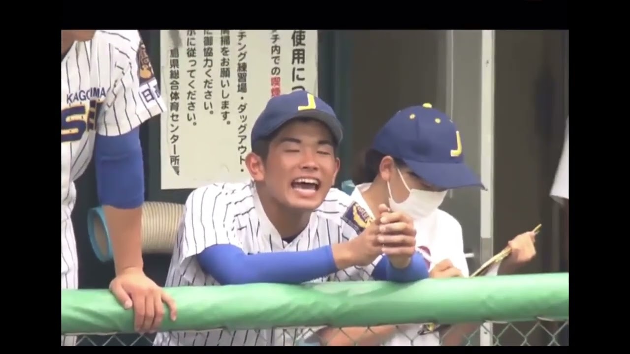 2022夏⚾️ 鹿児島県高校野球　鹿児島城西（第2シード） vs 鹿屋中央（準々決勝）2-2の同点　9回表ツーアウト満塁 鹿屋中央の攻撃から