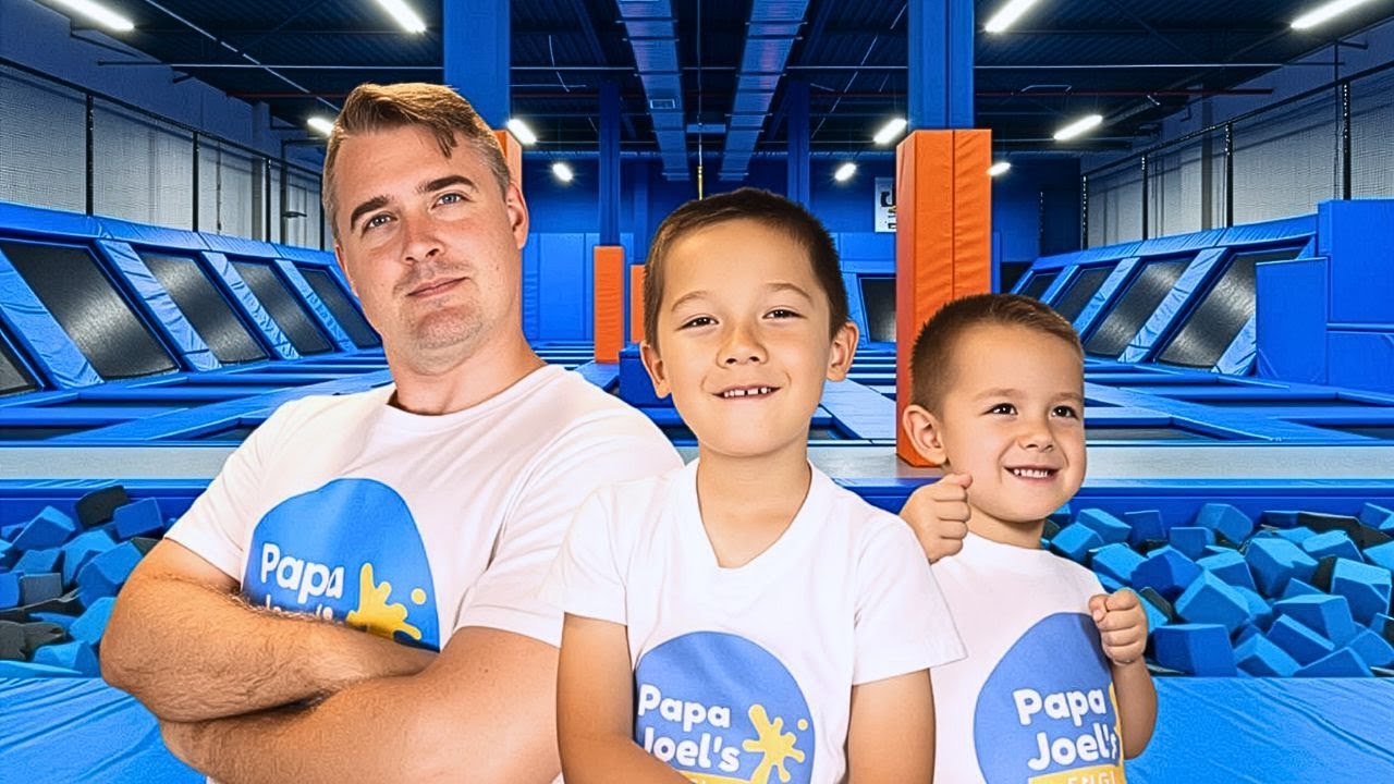Kids VS Adults Trampoline Park Challenge Compilation