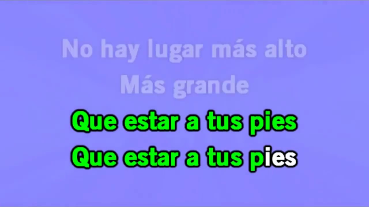 Letra  Karaoke No hay lugar mas alto  Miel San Marcos