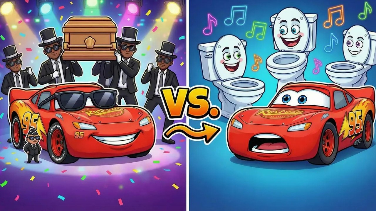 Lightning McQueen - Coffin Dance Song vs Skibidi Toilet Song!
