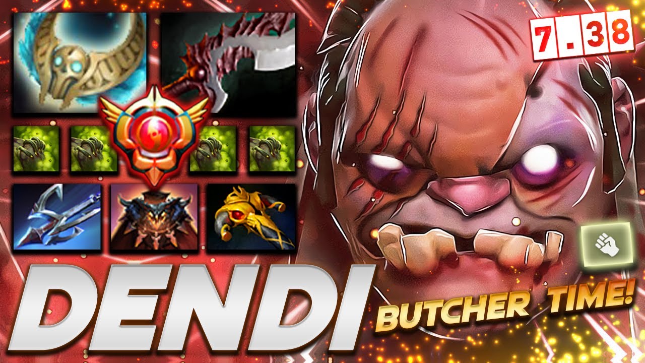 Dendi Pudge Awesome Butcher - Dota 2 Pro Gameplay [Watch & Learn]