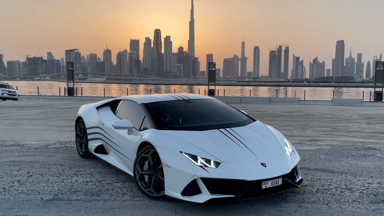 24h en Lamborghini Huracan EVO à Dubai ( 4K )