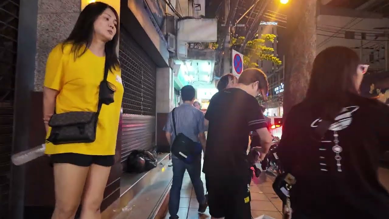 Thailand, Bangkok Nightlife Street Scenes: Silom Road, Surawong Road Nightlife Exposed