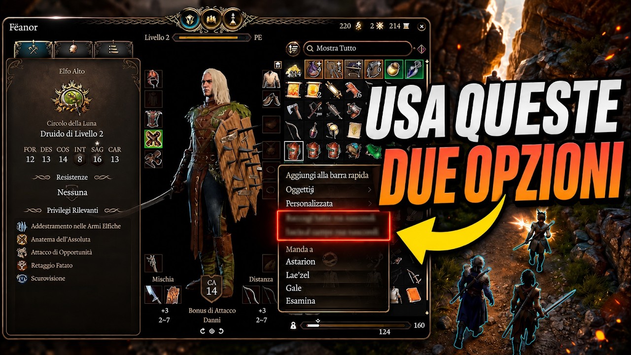 BALDUR'S GATE 3 ► Gestione FACILE dell'Inventario 🎒 [Guida ITA]