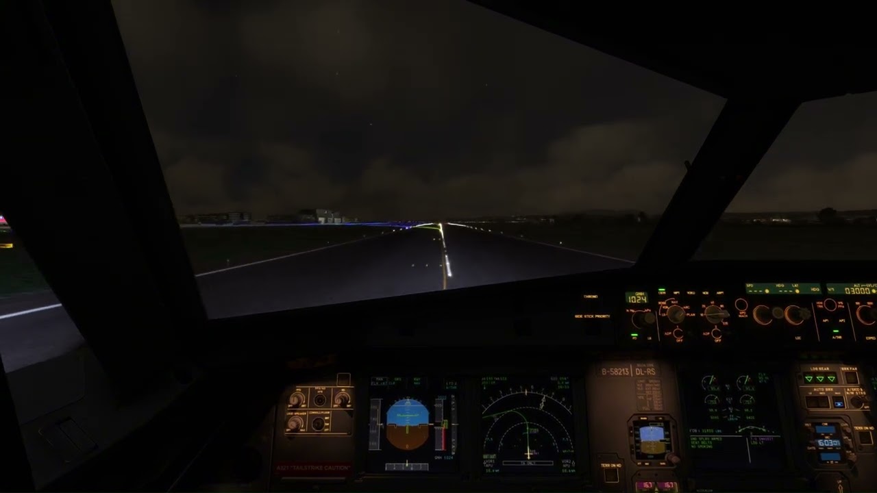 A321 RCTP 05R Vatsim Take off