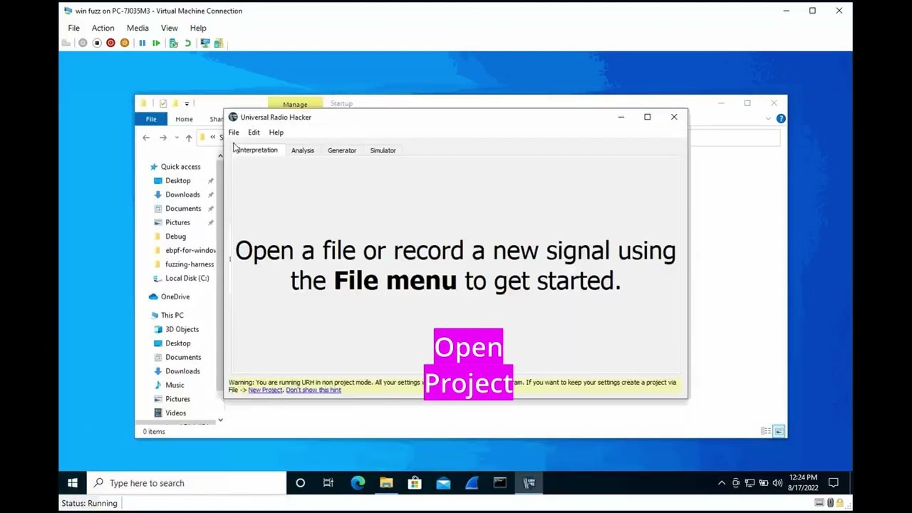 Universal Radio Hacker Demo Video