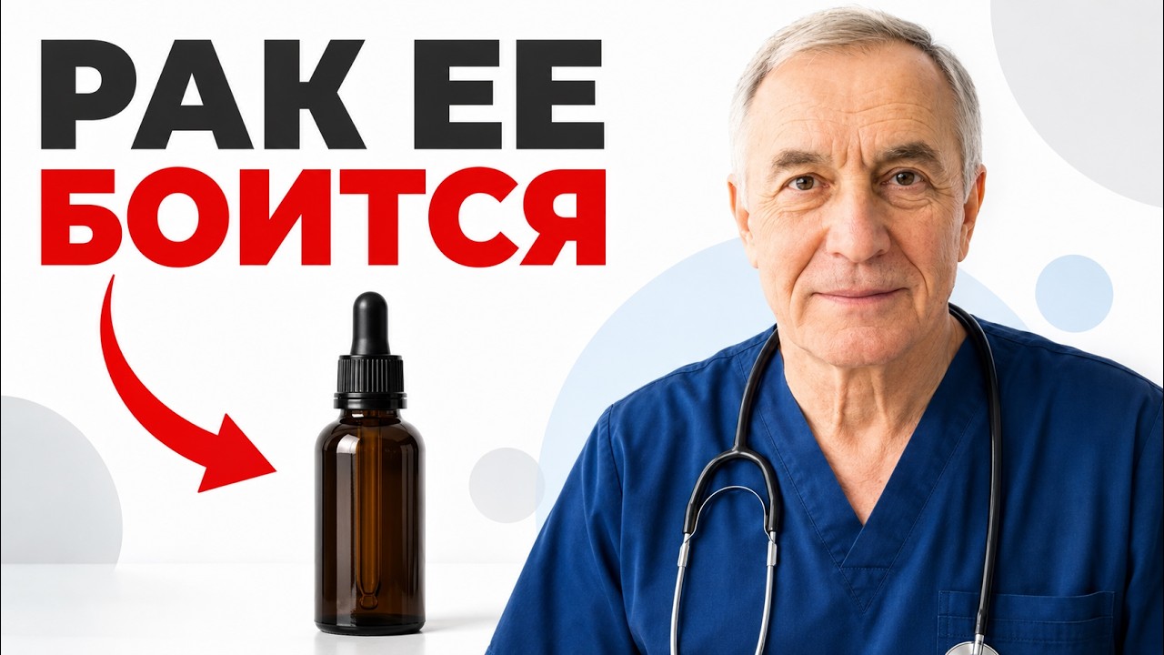 Риск развития рака снижен на 50%. Всего 1 капля в день