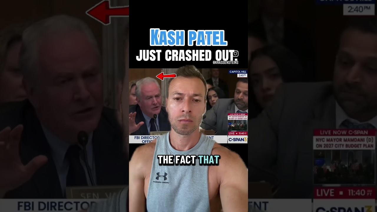 Kash Patel MELTDOWN? Senate Hearing Goes Viral 😳🔥 #KashPatel #Politics #Congress