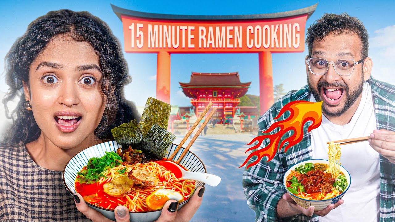 Impossible Cooking Challenge  | 15 Minute Ramen Cooking 🍜 | Mad For Fun