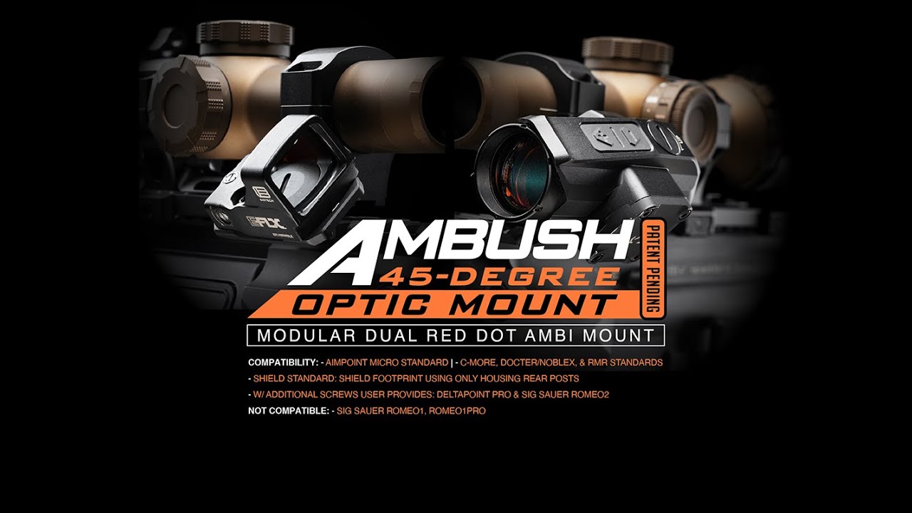 Strike Ambush 45-Degree Optic Mount