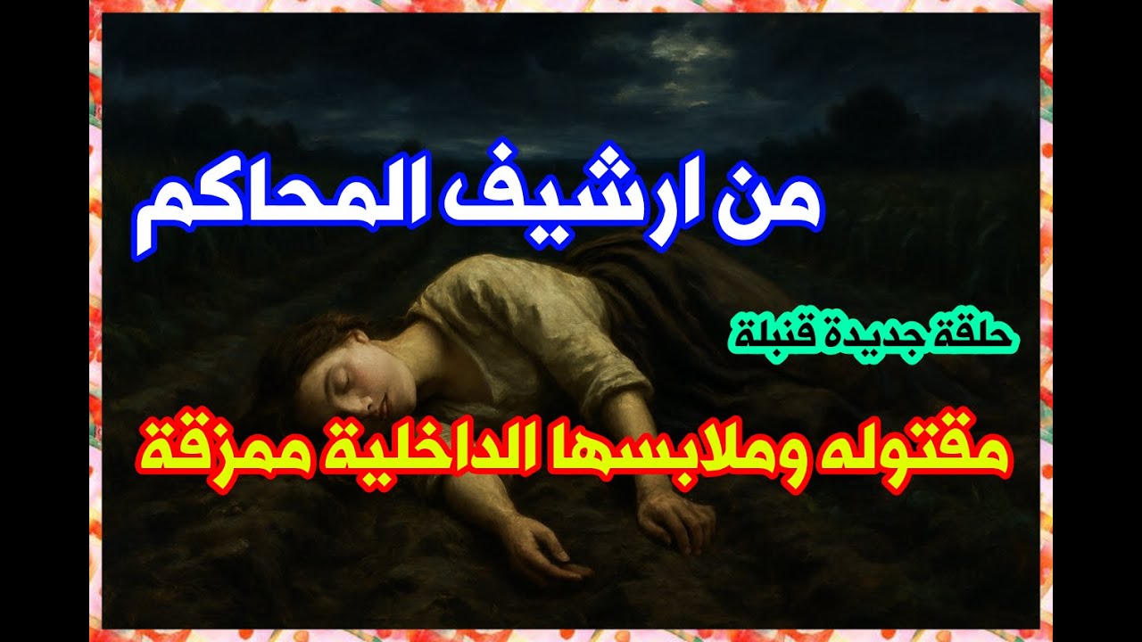 من ارشيف المحاكم حل لغز وجود شابة مقتولة بين الأراضي الزراعية وثيابها الداخلية ممزقة