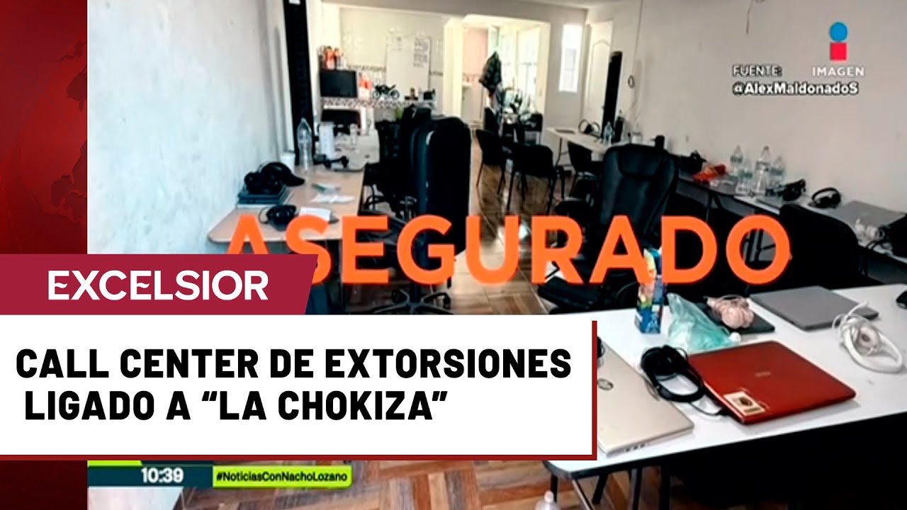 Aseguran un 'call center' usado para extorsionar en Ecatepec