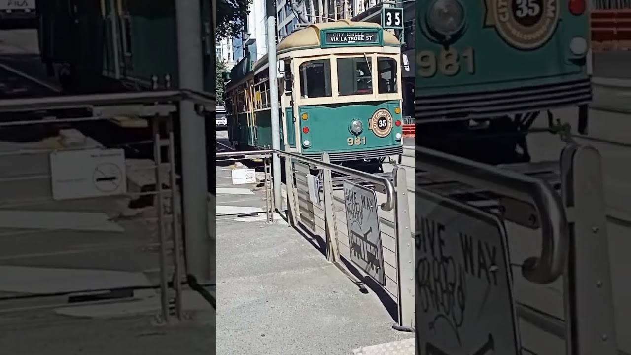 #tram #yarratrams #melbournetrams A W-Class at Flinders Street Station