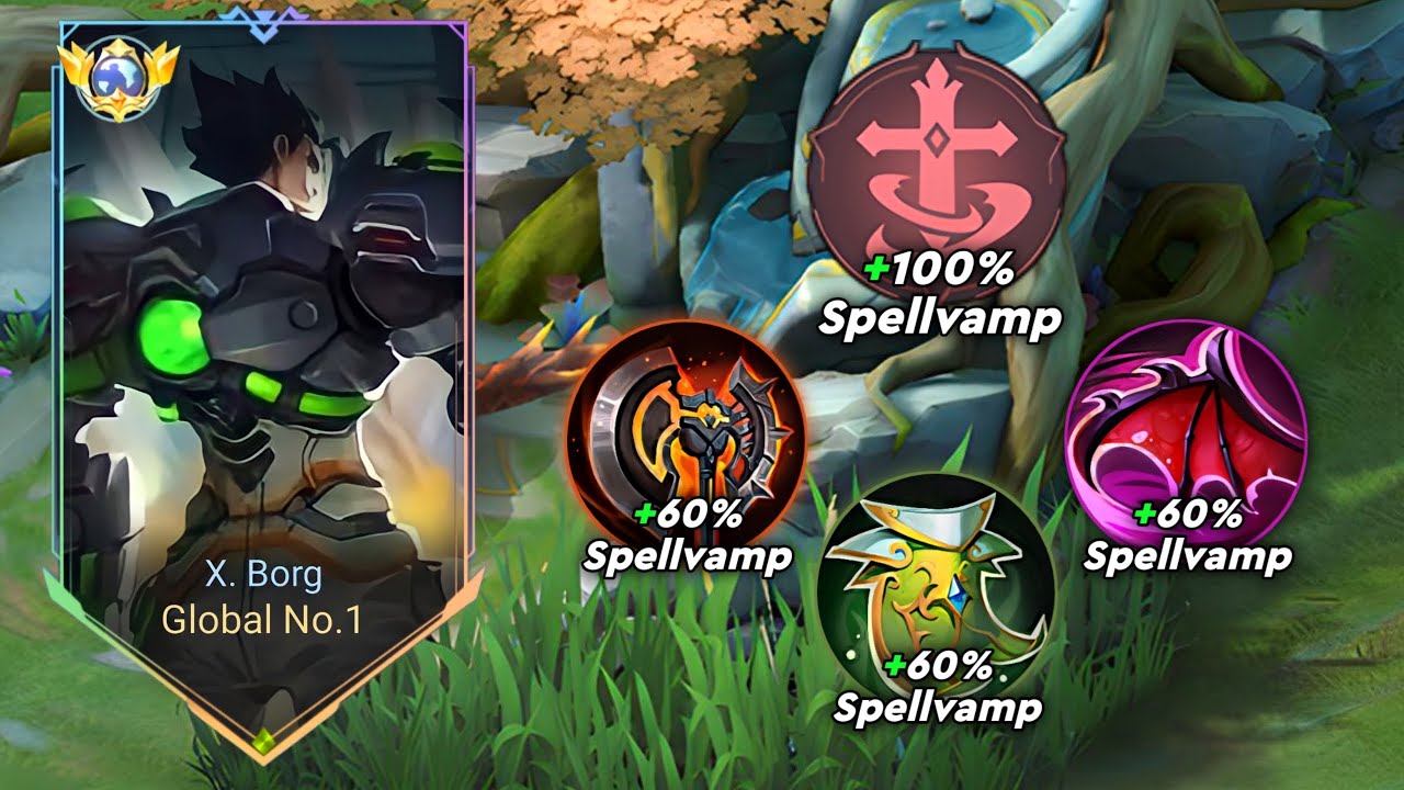 X BORG BEST UNLIMITED SPELLVAMP & TRUE DAMAGE BUILD 2025!! (Pls try!)