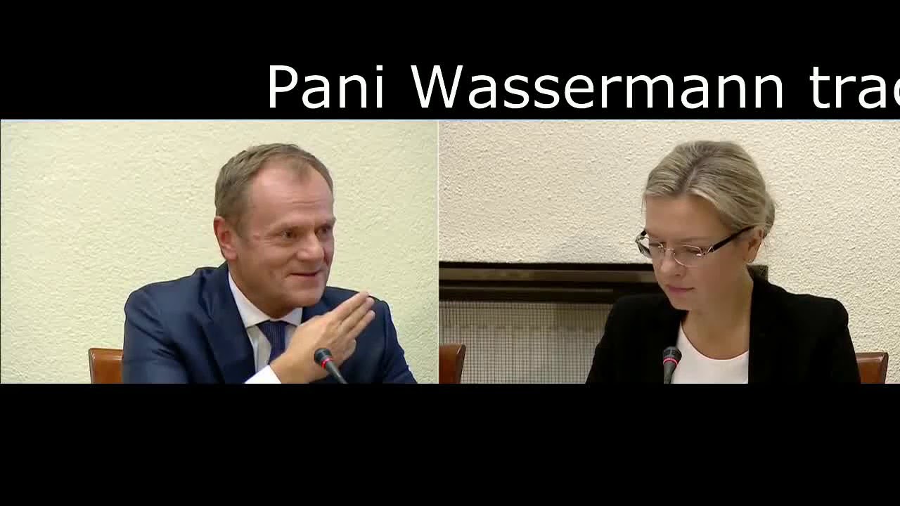 Mowa ciała D. Tuska i M. Wassermann