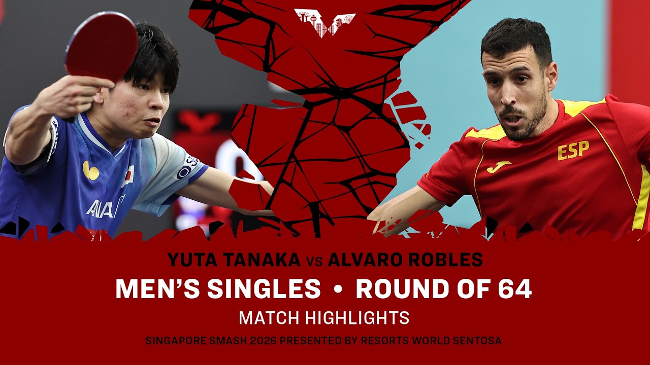 Yuta Tanaka vs Alvaro Robles | MS R64 | #WTTSingapore2026