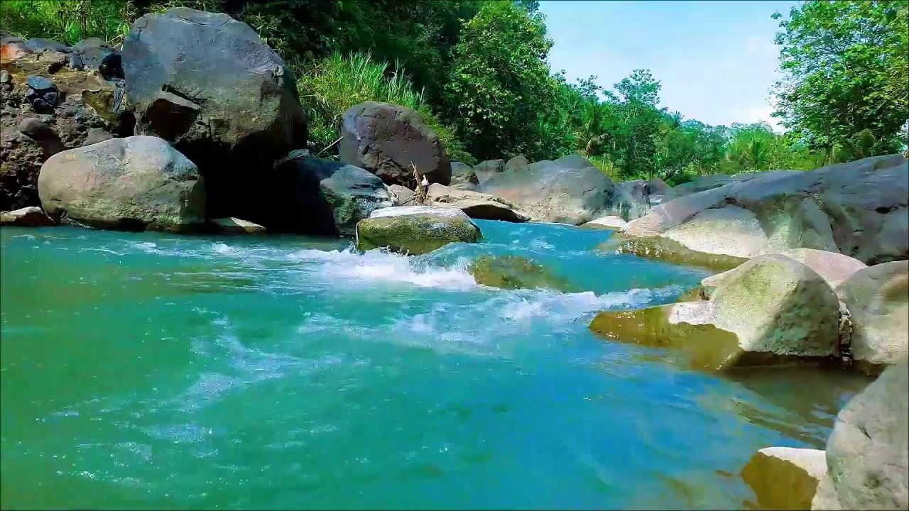 Natural Water Ambiance | Soft River White Noise to Fall Asleep Fast