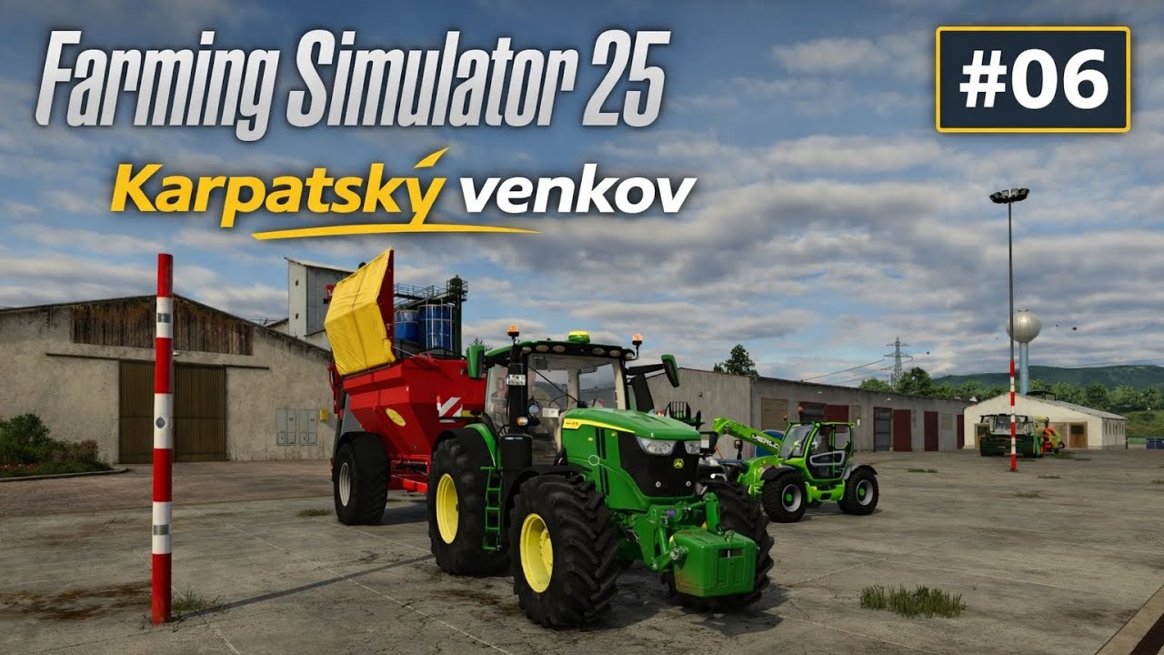 Vápnění s John Deere 6250R/Karpatský Venkov/#06