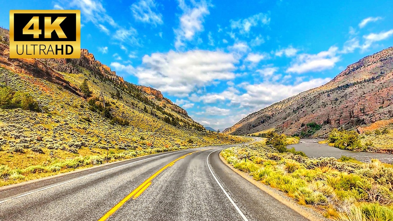 Wyoming’s MOST SCENIC DRIVE: Wapiti Valley to Yellowstone in 4K