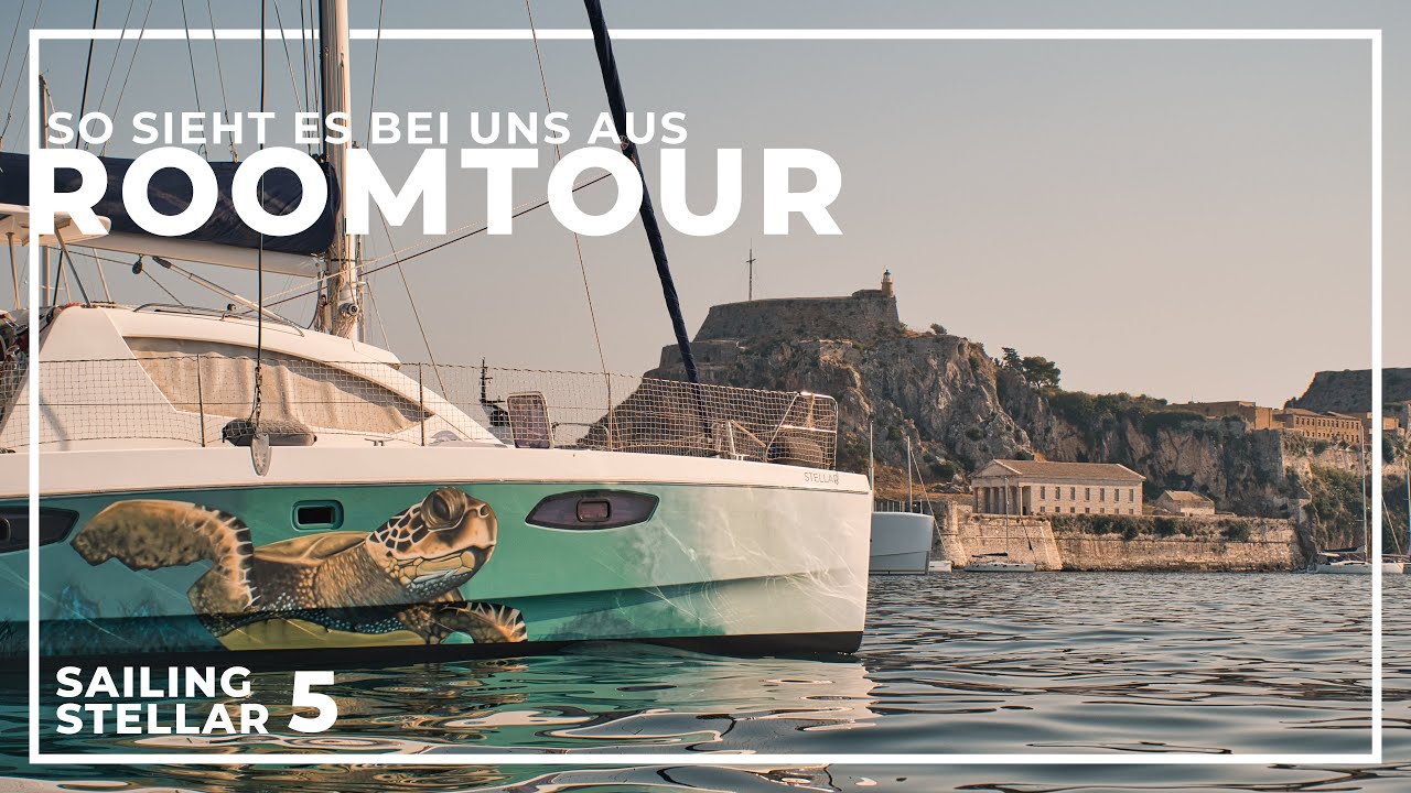 So sieht's bei uns aus! Roomtour Sailing Stellar - Leopard Katamaran - Segelboot - Boatlife - Segeln