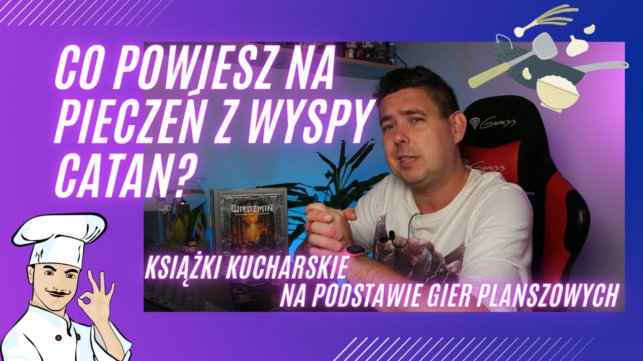 Książki kucharskie na podstawie gier planszowych! Czy to ma sens?