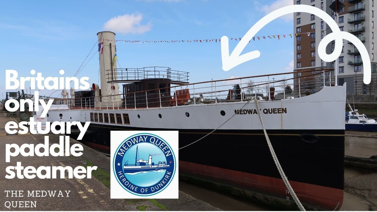 Medway Queen ⚓️ The biggest Dunkirk little ship ⚓️ The only estuary paddle steamer in the UK!! ⚓️