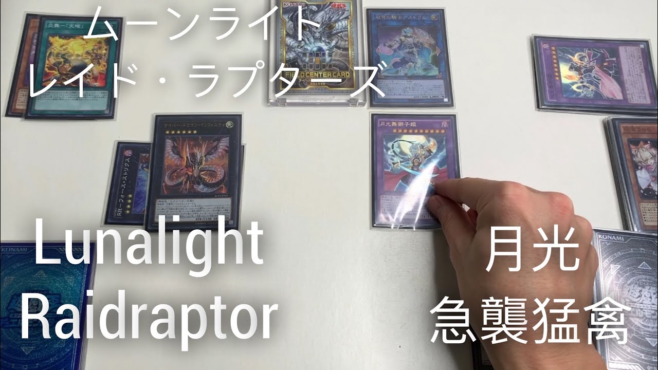 【遊戲王】Lunalight Raidraptor Deck Combo Scenario/月光急袭猛禽牌組展開方案