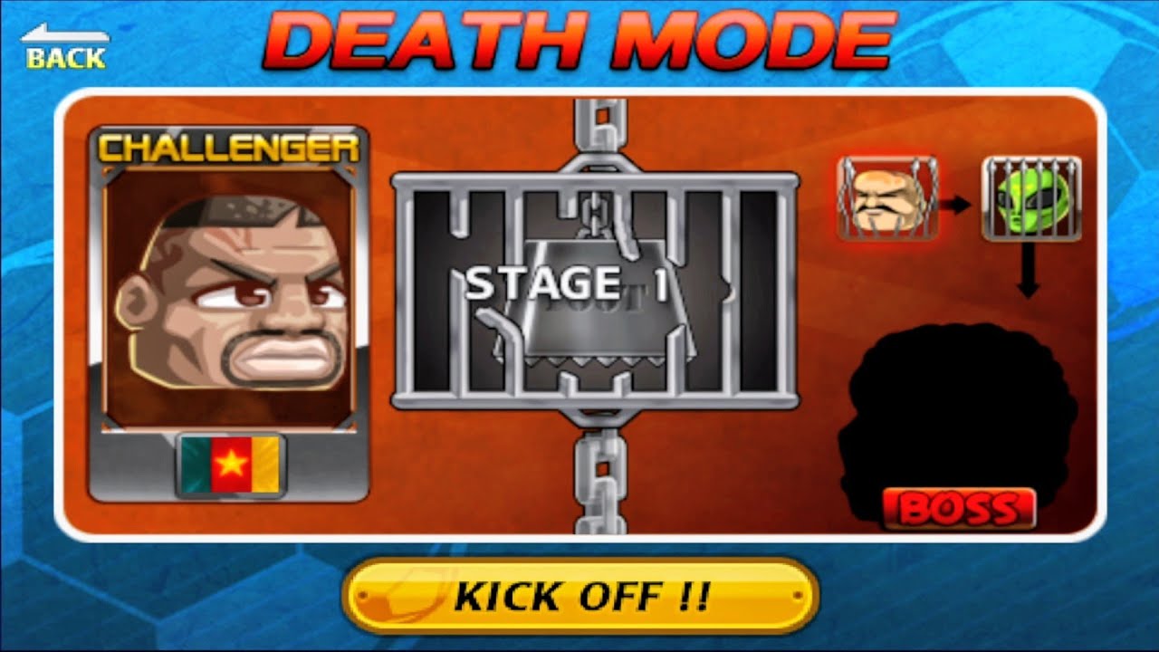 Head Soccer - Awaken Cameroon (Death Mode) Stage 1